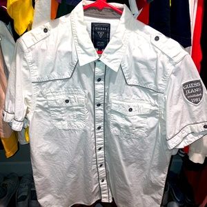 Guess button down shirt.